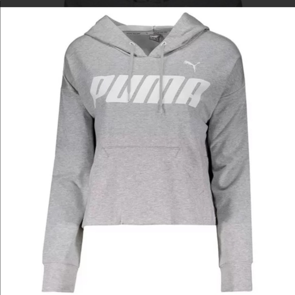 Puma Crop Hoodie - Picture 1 of 2